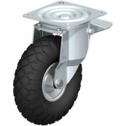 采用充气轮胎的单轮和脚轮