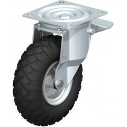 采用充气轮胎的单轮和脚轮